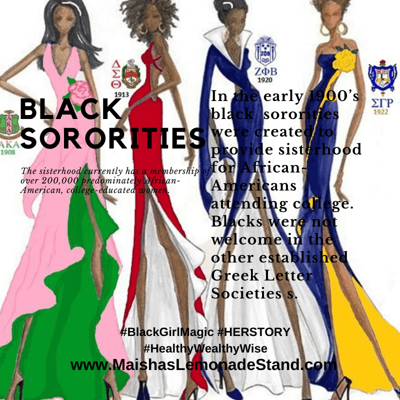 Black Sororities woth over 200,000 women