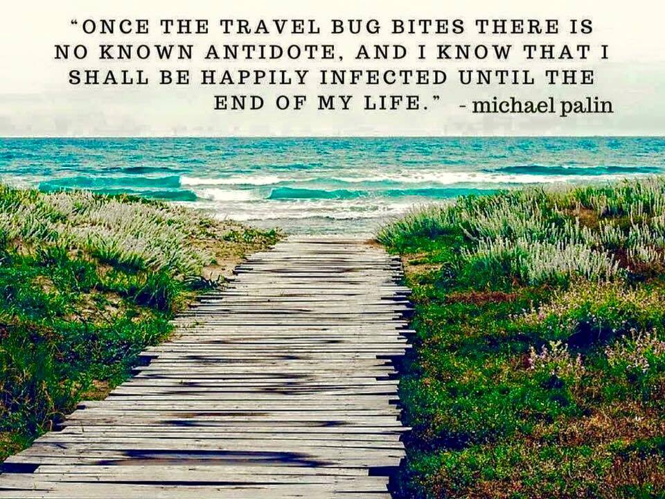 Michael Palin travel quote