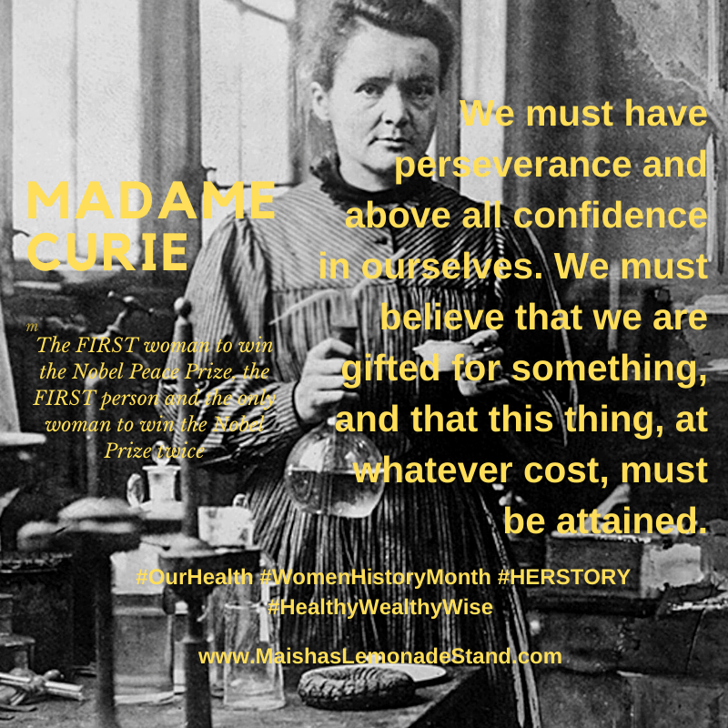 Madame Curie Quote